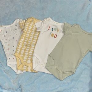 4pc colorful bodysuits